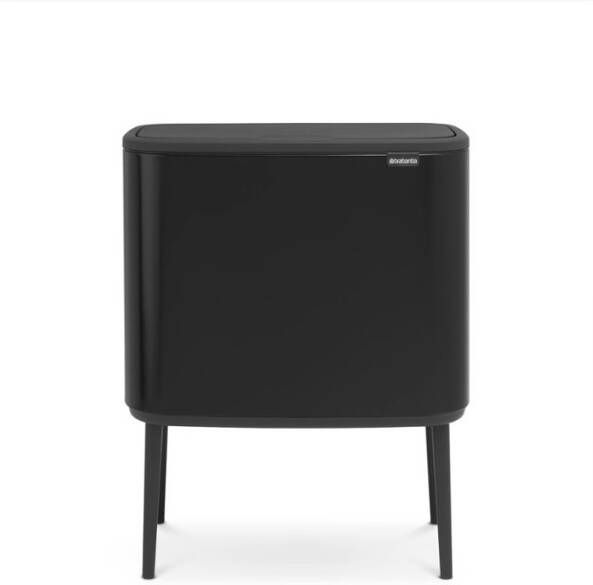 Brabantia Bo Touch Bin recyling duo prullenbak met deksel op pootjes 11 + 23 liter