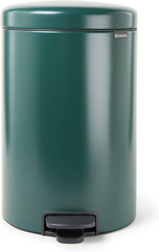 Brabantia Newicon Pedaalemmer 20 Liter Met Kunststof Binnenemmer Pine Green