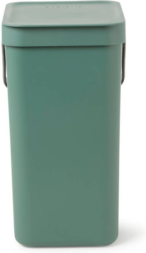 Brabantia Sort & Go Afvalemmer/Opberger 12 L Groen