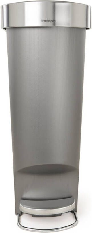 Simplehuman Afvalemmer Slim 40 Liter Grijs