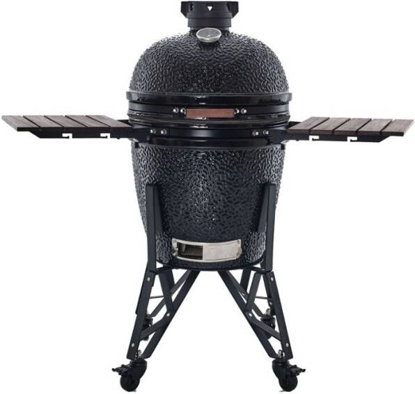 The Bastard Complete Large 2022 kamado barbecue met verrijdbaar onderstel en zijtafel