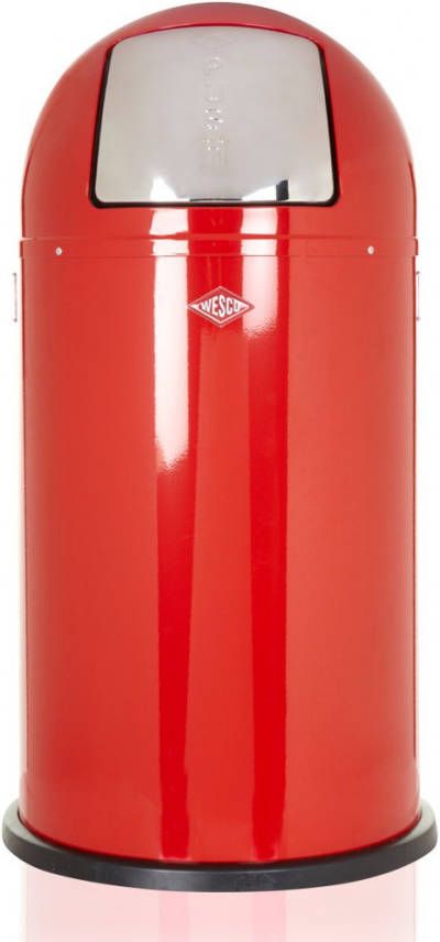 Wesco Afvalemmer Pushboy 50 liter, rood