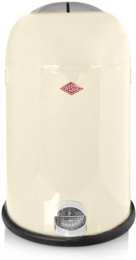 Wesco Soft Close Kickmaster Prullenbak 33 L Amandel