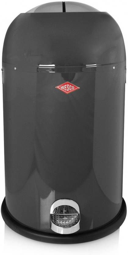 Wesco Soft Close Kickmaster Prullenbak 33 L Grafiet