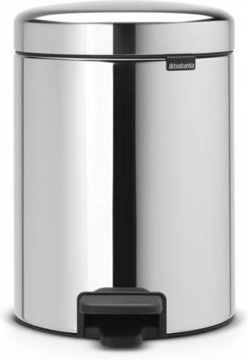 Brabantia Newicon Pedaalemmer 5 L Brilliant Steel