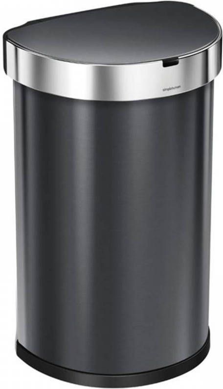 Simplehuman Semi-Round Liner Pocket Sensor Afvalemmer 45 Liter