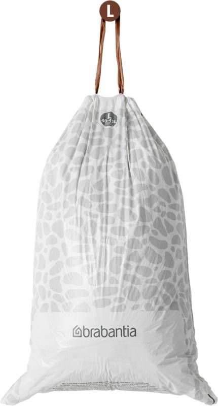 Brabantia Vuilniszakken Code L 40 45 Liter(120 stuks )