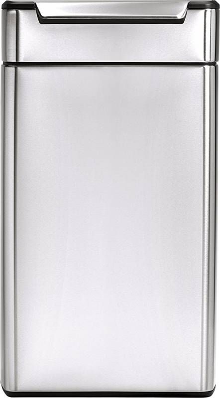 Simplehuman Rectangular Touch Bar 40 Liter Rvs