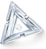 Bonny glazen asbak triangel/driehoek 14.0cm mondgeblazen