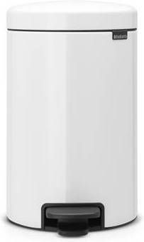 Brabantia Newicon Pedaalemmer 12 Liter Met Kunststof Binnenemmer White