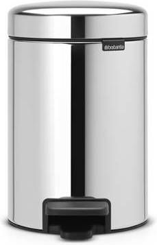 Brabantia Newicon Pedaalemmer 3 L Brilliant Steel