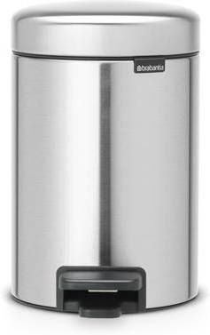 Brabantia Newicon Pedaalemmer 3 L Matt Steel Fingerprint Proof