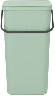 Brabantia Sort & Go Afvalemmer 40 L Mintgroen
