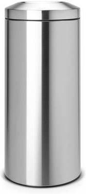 Brabantia Papierbak Met Vlamdover 30 Liter Met Metalen Binnenemmer Matt Steel