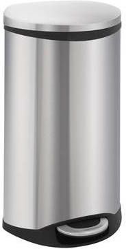 EKO Schelpvormige Pedaalemmer 30 L Mat Rvs