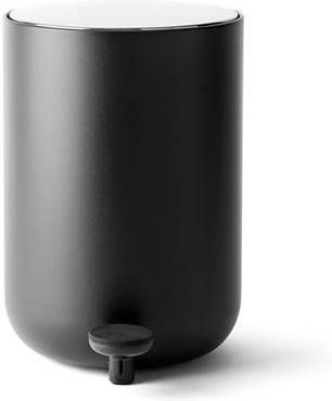 Menu Pedaalemmer Zwart 7 liter Ø23.5 x h. 39 cm.
