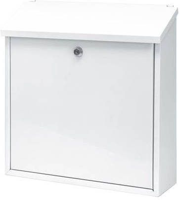V-Part V part Malagan Wandbrievenbus 11, 5 X 37 X 37 Cm Staal Wit