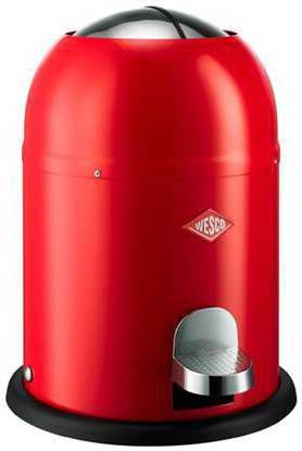 Wesco Afvalemmer Single Master 9 Liter Rood