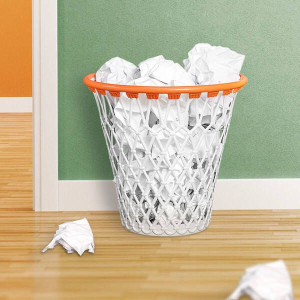Balvi Decoratieve objecten Wastebasket Basket Wit