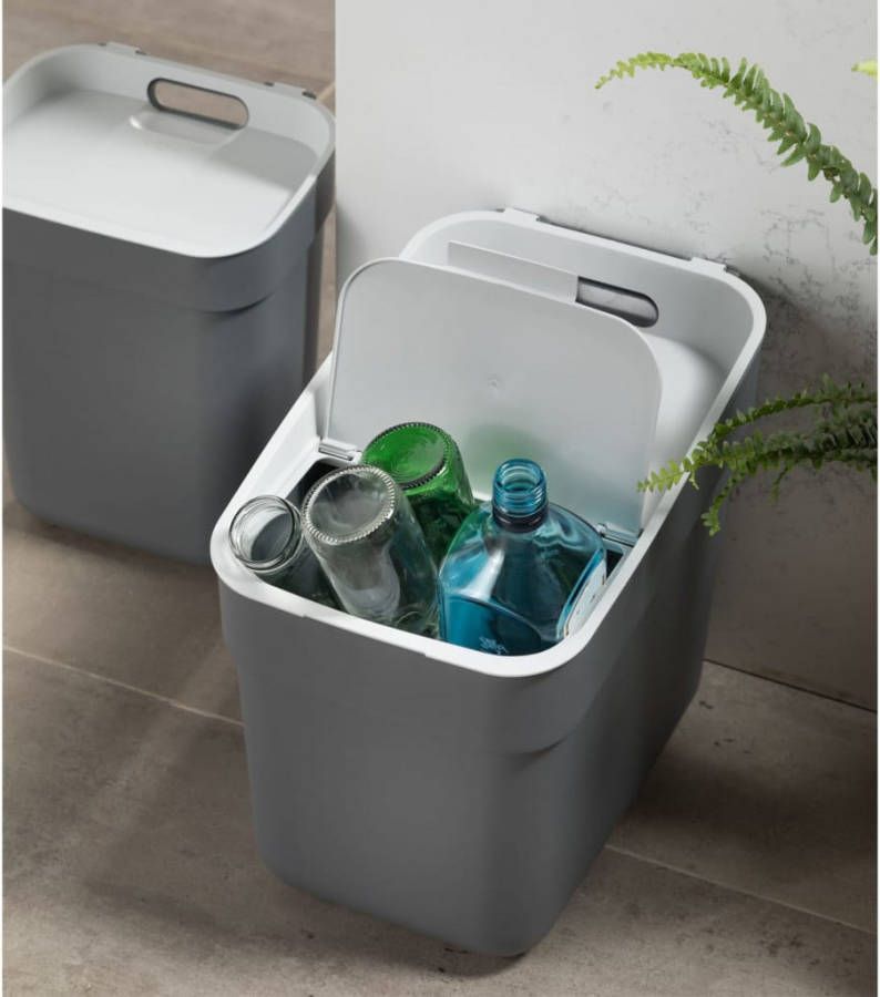 Curver Ready To Collect Prullenbak 20l Donkergrijs/lichtgrijs