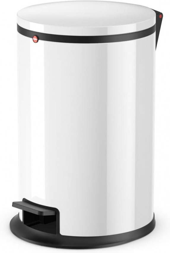 Hailo Vuilnisemmer Pure M 12 liter, plaatstaal of rvs, kunststof binnenemmer, made in germany