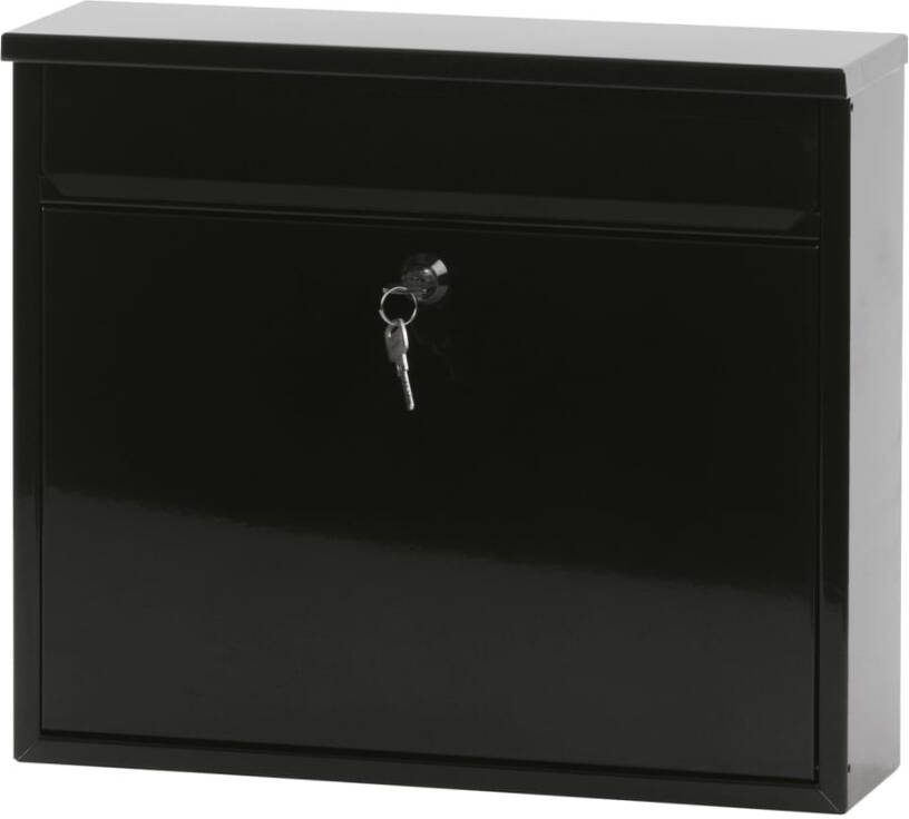 V-Part V part Granadan Wandbrievenbus 11 X 36 X 31, 5 Cm Staal Zwart