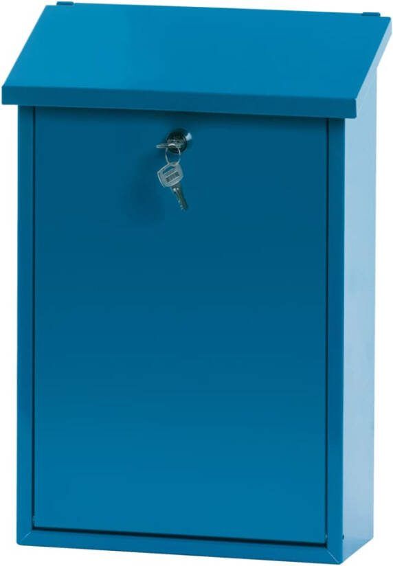 V-Part V part Wandbrievenbus Toledon 27 X 40 Cm Staal Blauw
