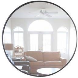 Umbra Hub Spiegel Ø 94 cm Zwart