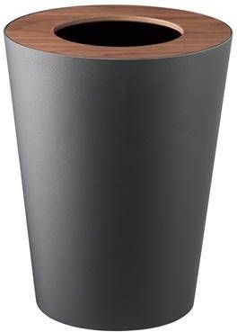 Yamazaki Trash Can Round Rin Brown