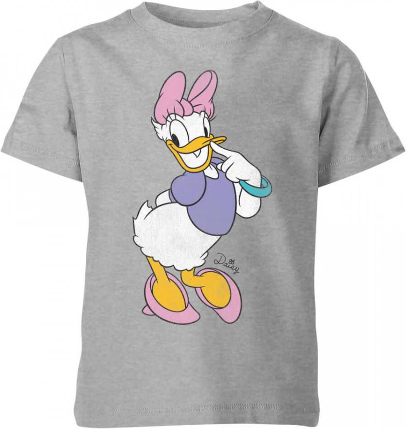 Disney Daisy Duck Klassieke Pose Kinder T shirt Grijs 146/152(11 12 jaar )