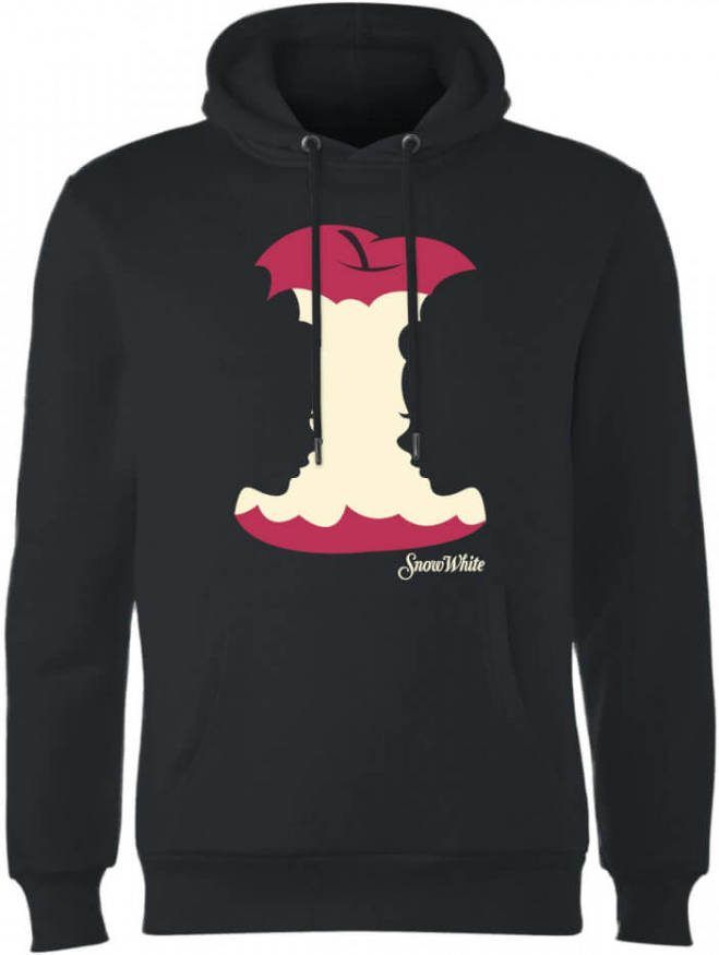 Disney Sneeuwwitje Appel Kleuren Silhouet Hoodie Zwart XXL Zwart